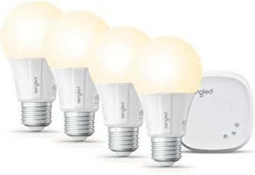 Sengled 9W Starter Kit, 2700K Soft White Alexa Light Bulbs A19 E26 Dimmable 800LM, 60W Equivalent
