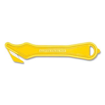 Klever Kutter Excel Plus Safety Cutter, 7" Handle, Yellow, 10/Box