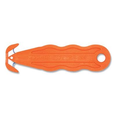 Klever Kutter Kurve Blade Plus Safety Cutter, 5.75" Handle, Orange, 10/Box