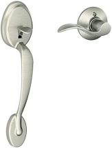 Schlage Plymouth Front Entry Handle Accent Right-Handed Interior Lever (Satin Nickel)