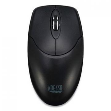 Adesso iMouse M60 Antimicrobial Wireless Mouse, 30 ft Wireless Range, Left/Right Hand, Black
