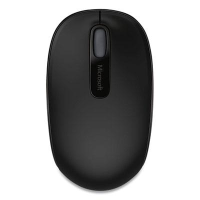 Microsoft Mobile 1850 Wireless Optical Mouse, 16.4 ft Wireless Range, Left/Right Hand Use, Black