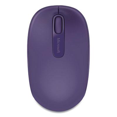 Microsoft Mobile 1850 Wireless Optical Mouse,16.4 ft Range, Left/Right Hand Use, Pantone Purple
