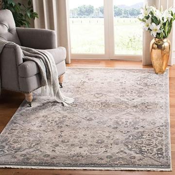 Safavieh Vintage Persian Collection VTP476G Traditional Oriental Distressed Area Rug, 8' x 10', Grey