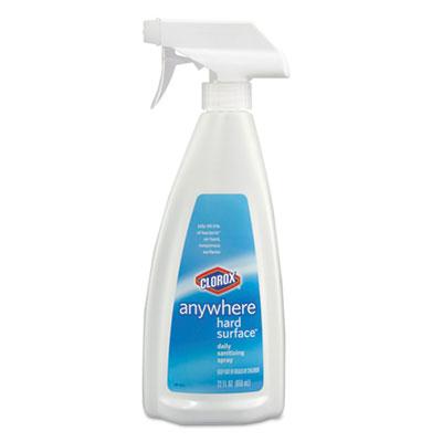 Clorox Anywhere Hard Surface Sanitizing Spray, 22oz Spray Bottle, 9/Carton