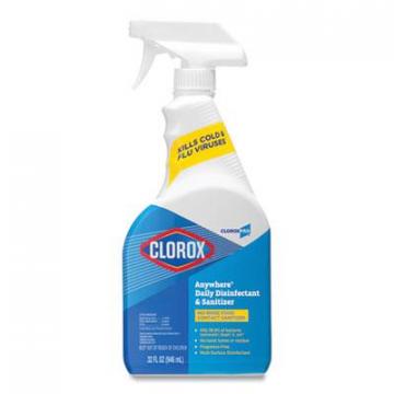 Clorox Anywhere Hard Surface Sanitizing Spray, 32oz Spray Bottle