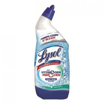 Lysol Bathroom Cleaner with Hydrogen Peroxide, Cool Spring Breeze, 24 oz Bottle, 6/Carton