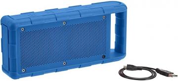 Amazon Basics Portable Outdoor IPX5 Waterproof Bluetooth Speaker - Blue, 15W