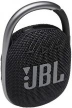 JBL Clip 4 Bluetooth portable speaker with integrated carabiner, Black