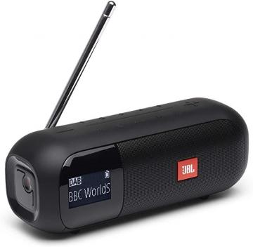 JBL Tuner 2 Portable Radio - Bluetooth speaker with DAB and FM radio, Black