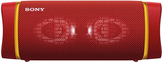 Sony SRS-XB33 – Portable, Waterproof, Powerful and Durable Wireless Bluetooth Speaker, Red