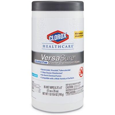 Clorox VersaSure Cleaner Disinfectant Wipes, 1-Ply, 6 3/4 (31757EA)