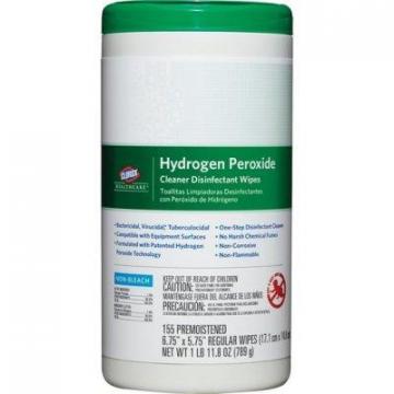 Clorox Healthcare Hydrogen Peroxide Cleaner Disinfectant Wipes (30825CT)