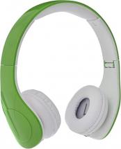 Amazon Basics Volume Limited Wired Over-Ear Headphones for Kids with Two Ports for Sharing, Green
