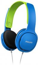 Philips On Ear Headphones for Kids/Children Headphones with Volume Limit (85dB), Blue
