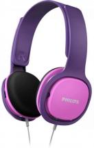 Philips On Ear Headphones for Kids/Children Headphones with Volume Limit (85dB), Pink
