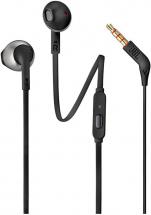 JBL T205 In-Ear Binaural Wired Black Headphones