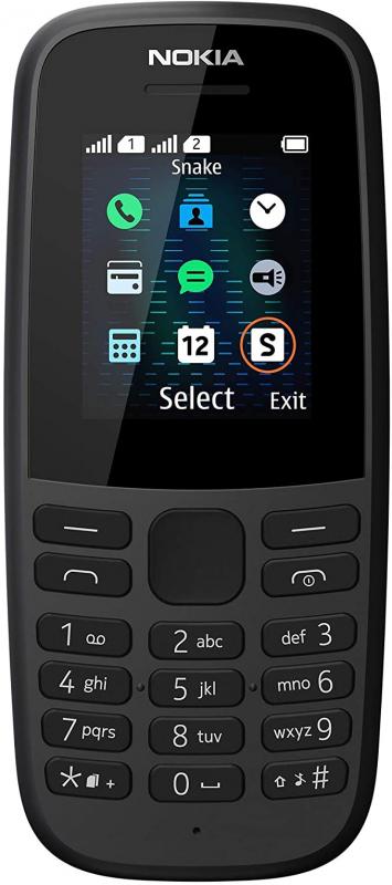 Nokia 105 Dual-SIM Phone Black
