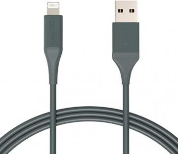 Amazon Basics Lightning to USB A Cable - Advanced Collection, Midnight Green, 1.82 m