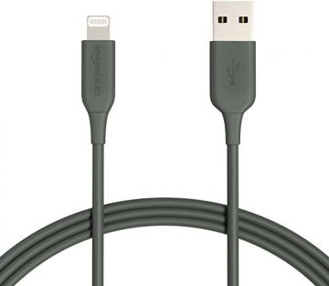 Amazon Basics Lightning to USB A Cable - Midnight Green, 183 cm