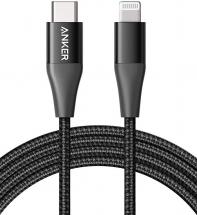 Anker USB C to Lightning Cable [6ft Apple Mfi Certified] Powerline+ II Nylon Braided Cable