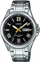 Casio Men's Quartz Watch with Black Dial Analogue - Digital Display