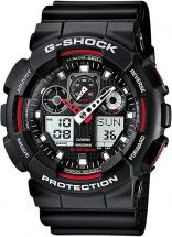 Casio G-Shock GA-100 Men's Watch in Resin with Anti Slip Over Sized Buttons