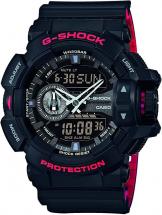 Casio G-Shock Men's Watch GA-400HR-1AER , Black/Red