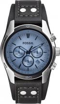 Fossil Men's Chronograph Quartz Watch with Leather Strap CH2564