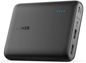 Anker PowerCore 13000 Power Bank - Compact 13000mAh 2-Port Ultra Portable Phone Charger