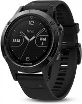 Garmin Fenix 5 Multisport GPS Watch, Slate Grey with Black Band