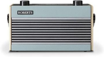 Roberts Rambler BT Retro/Digital Portable Bluetooth Radio with DAB/DAB+/FM RDS Wavebands - Blue
