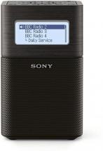 SONY XDRV1BTDB.CEK Portable DAB/DAB+ Clock Radio with Bluetooth - Black