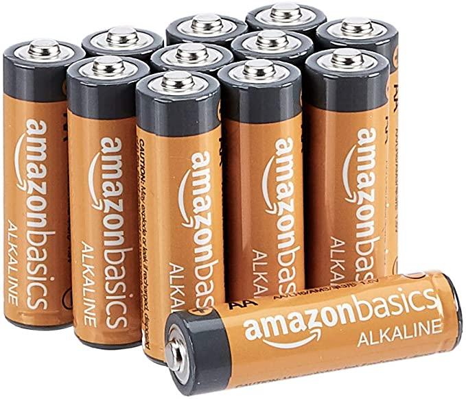 Amazon Basics AA Performance Alkaline Batteries (12-Pack) - Packaging May Vary