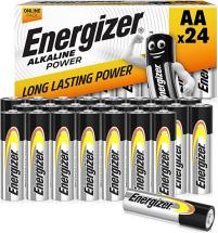 Energizer AA Batteries, Alkaline Power Double A Batteries, 24 Pack (Amazon Exclusive)