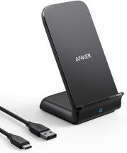 Anker 15W Max Wireless Charger with USB-C, PowerWave 7.5 Stand