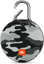 JBL CLIP 3 – Portable Bluetooth Wireless Speaker with Rechargeable Battery, Camouflage