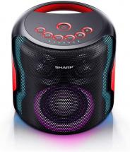 Sharp PS0919(BK) 130W Indoor/Outdoor Waterproof Portable Party Speaker, Black