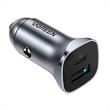 UGREEN USB C PD 3.0 Car Fast Charger 24W 4.8A Type C Power Adapter