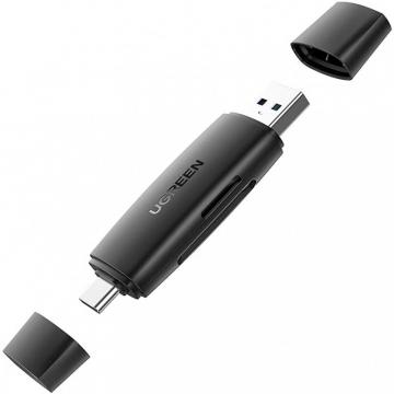 UGREEN Micro SD Card Reader, USB 3.0 and USB C External Memory Card Adapter
