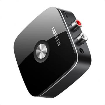 UGREEN Bluetooth 5.0 Adapter, 3.5mm & RCA Phono Bluetooth V5.0 Aux Receiver