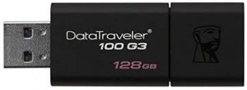 Kingston 128GB DataTraveler 100 G3 USB 3.0 100MB/s Read, 10MB/s Write