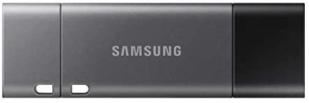 Samsung DUO Plus 64GB - 300MB/s USB 3.1 Flash Drive (MUF-64DB/AM), Black/Sliver