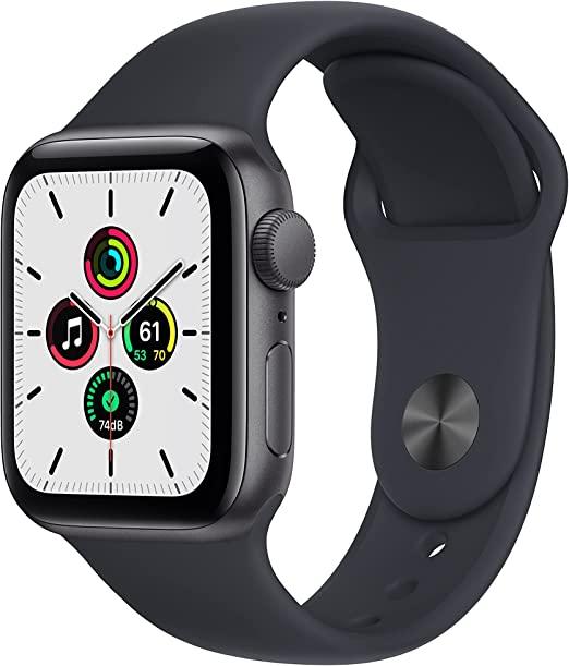 Apple Watch SE (GPS, 40mm) - Space Gray Aluminum Case with Midnight Sport Band