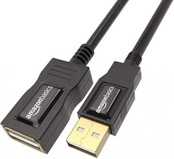 Amazon Basics USB 2.0 A-Male to A-Female Extension Cable 1 m 3.3 Feet
