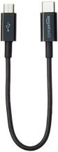 Amazon Basics USB Type-C to Micro-B 2.0 Cable - 6 Inches (15.2 Centimeters) - Black, 5-Pack