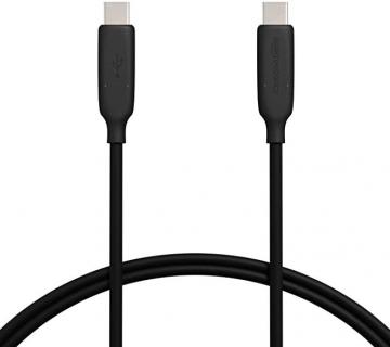 Amazon Basics Fast Charging 60W USB-C3.1 Gen1 to USB-C Cable - 6-Foot, Black