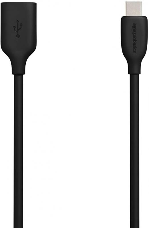 Amazon Basics USB-C 3.1 Gen1 to USB-A Adapter - Black