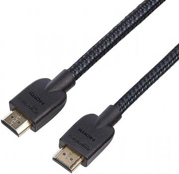 Amazon Basics Braided HDMI Cable - 0.9 m