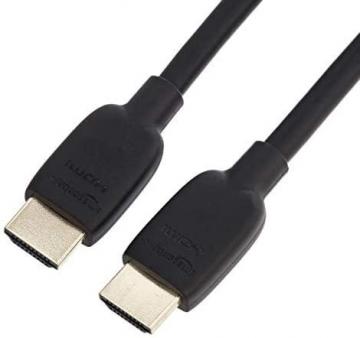 Amazon Basics High-Speed HDMI Cable (48Gbps, 8K/60Hz ) - 6 Feet, Black